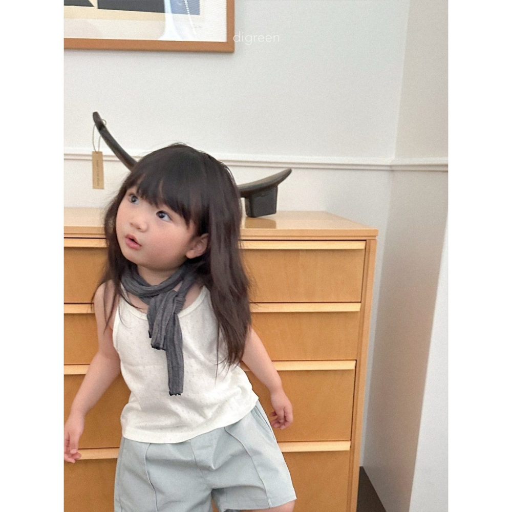 26夏 正韓 DIGREEN｜Daily Neutral 綿柔感 印花 細肩背心-細節圖7
