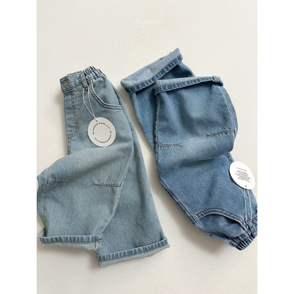 26夏 正韓 DIGREEN｜Daily Neutral 復古刷色 直筒牛仔褲-細節圖2