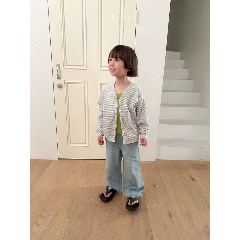 26夏 正韓 DIGREEN｜Daily Neutral 復古刷色 直筒牛仔褲-細節圖3