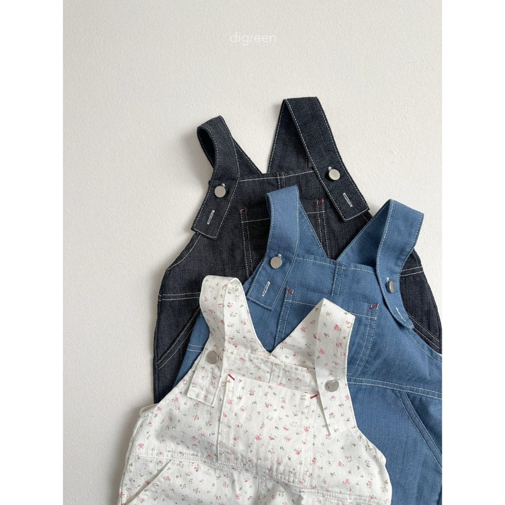 26夏 正韓 DIGREEN｜Daily Neutral  只有小孩可以 吊帶短褲-細節圖3