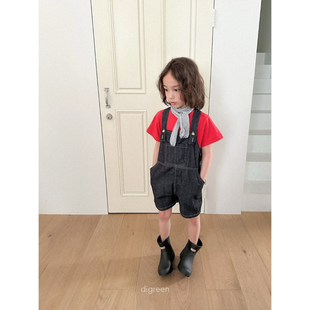 26夏 正韓 DIGREEN｜Daily Neutral  只有小孩可以 吊帶短褲-細節圖7