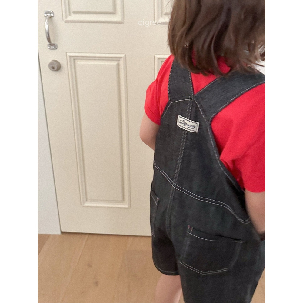 26夏 正韓 DIGREEN｜Daily Neutral  只有小孩可以 吊帶短褲-細節圖8