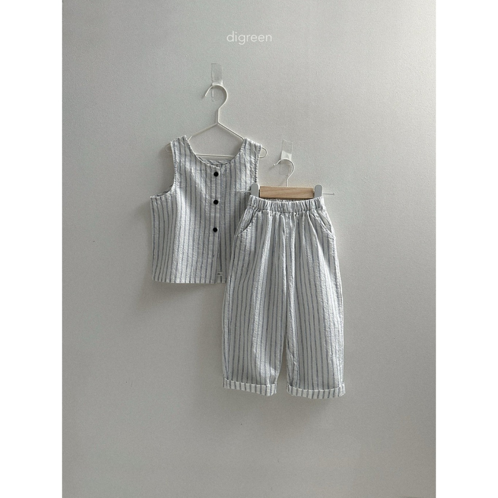 26夏 正韓 DIGREEN｜Daily Neutral  直條薄透長褲-細節圖2