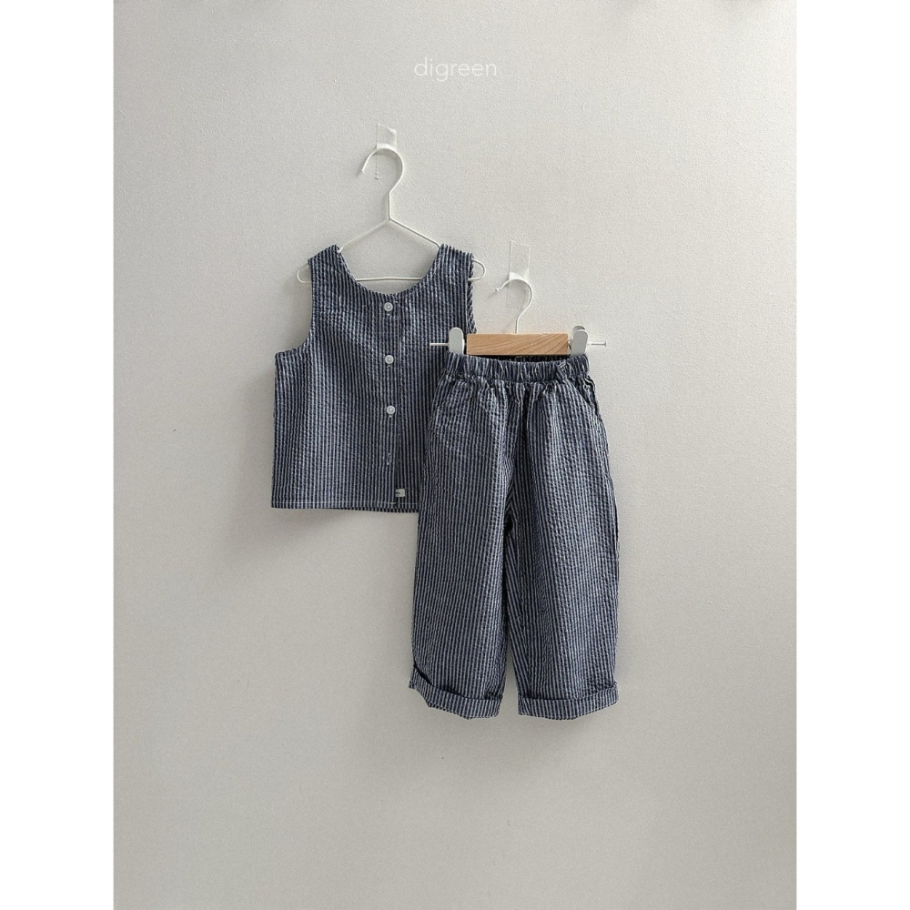 26夏 正韓 DIGREEN｜Daily Neutral  直條薄透長褲-細節圖3