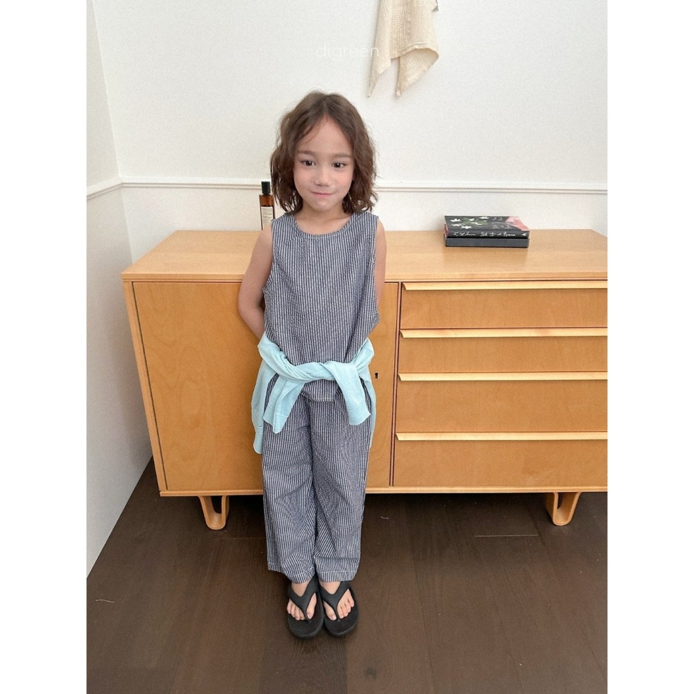 26夏 正韓 DIGREEN｜Daily Neutral 直條薄透 無袖上衣-細節圖5