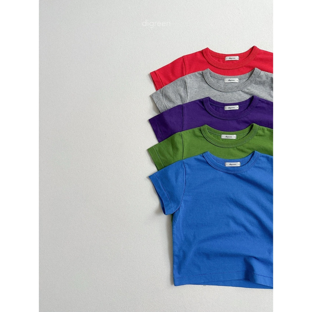 26夏 正韓 DIGREEN｜Daily Neutral 繽紛色系 短T-細節圖2