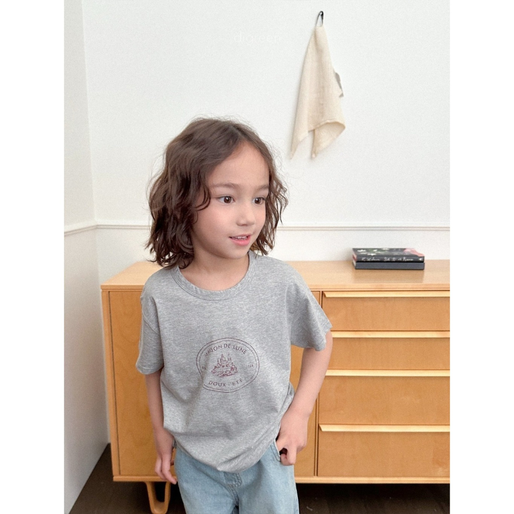 26夏 正韓 DIGREEN｜Daily Neutral  小城堡 印花短T-細節圖5