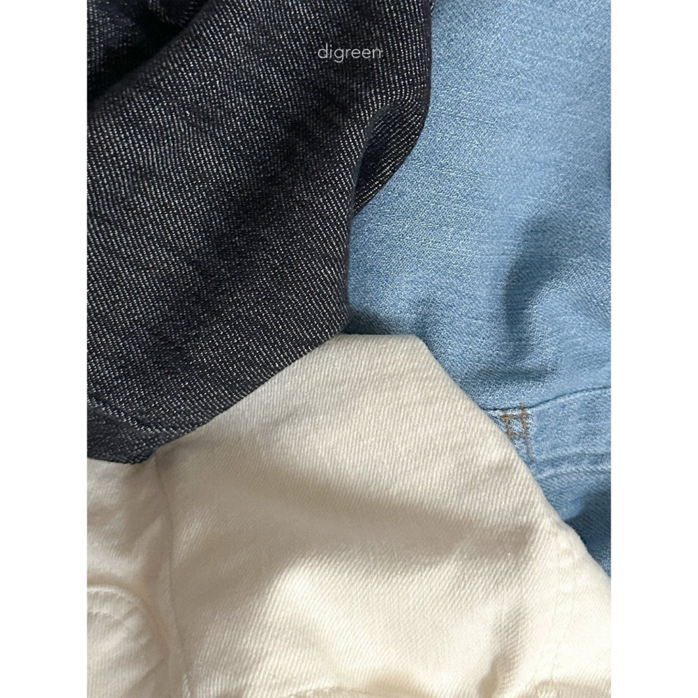 26夏 正韓 DIGREEN｜Daily Neutral 極簡 鬆緊直筒牛仔褲-細節圖3