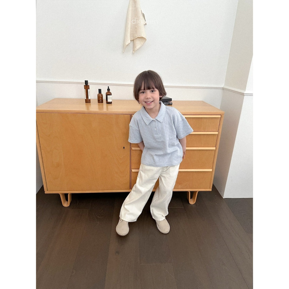 26夏 正韓 DIGREEN｜Daily Neutral 極簡 鬆緊直筒牛仔褲-細節圖5