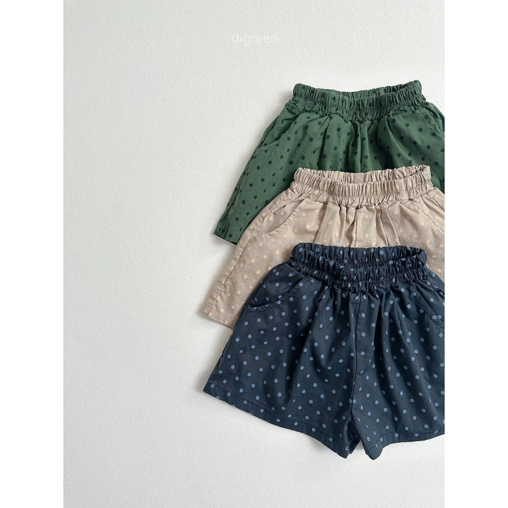 26夏 正韓 DIGREEN｜Daily Neutral  點點短褲-細節圖2