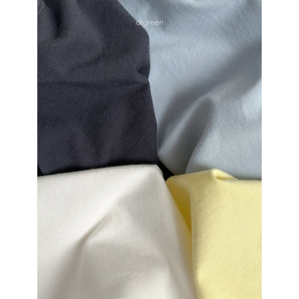 26夏 正韓 DIGREEN｜Daily Neutral  衣櫃都要有的 百搭素色T-細節圖4