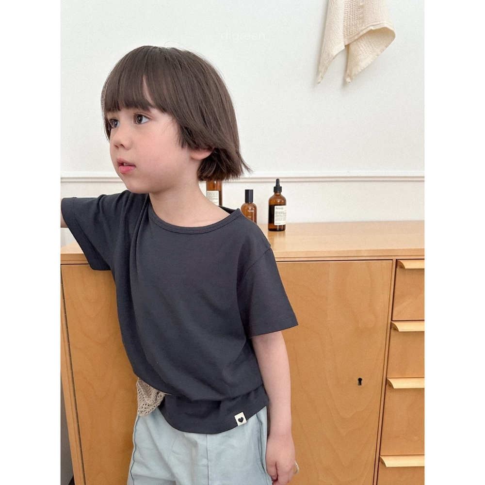 26夏 正韓 DIGREEN｜Daily Neutral  衣櫃都要有的 百搭素色T-細節圖5