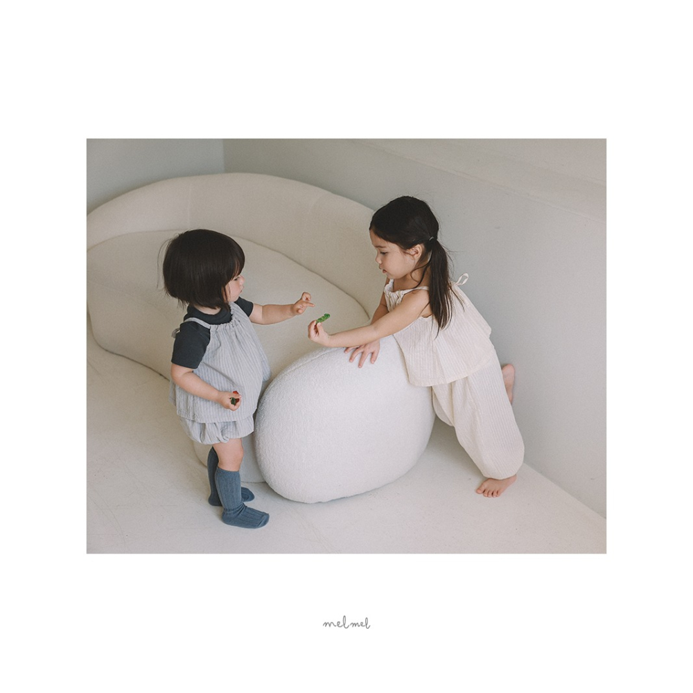 26夏 正韓 MELMEL｜Soft Daily 細肩抓皺上衣-細節圖4
