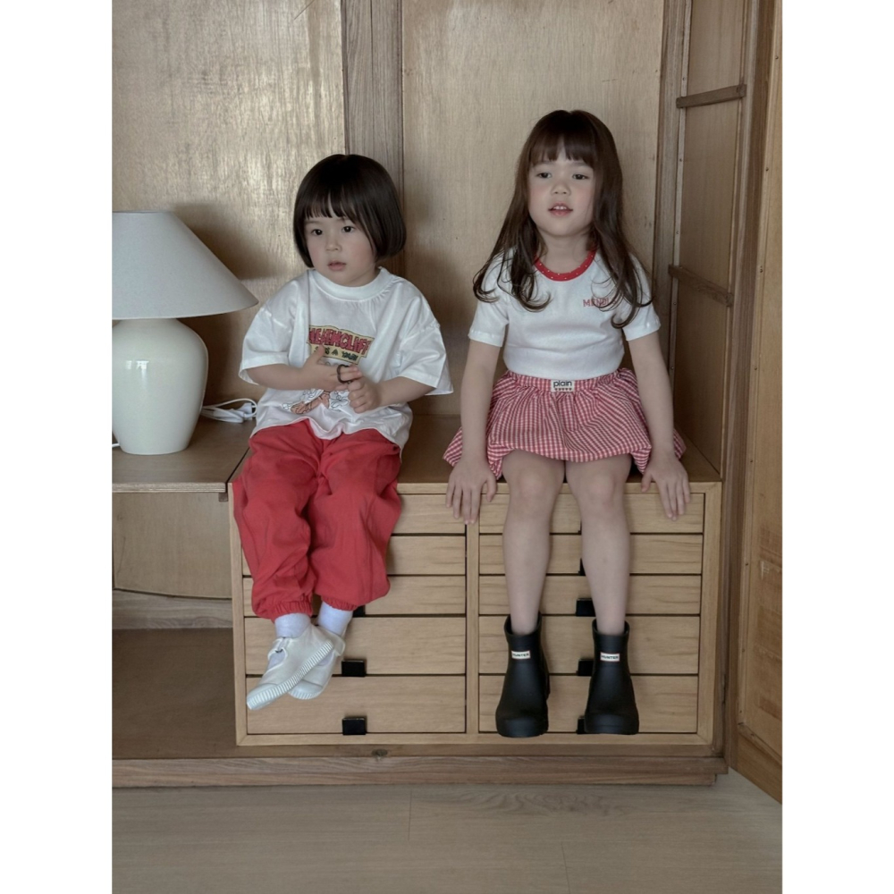 26夏 正韓 The Plain | Daily Little 澎澎格紋 南瓜裙-細節圖3