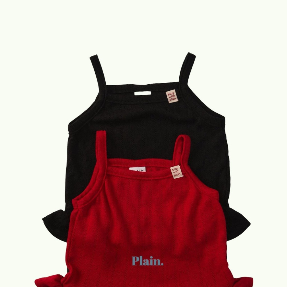26夏 正韓 The Plain | Daily Little 小裙擺 細肩背心-細節圖6