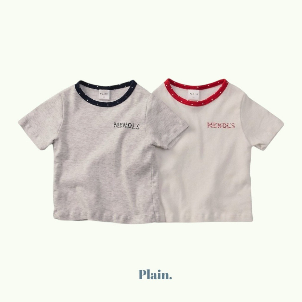 26夏 正韓 The Plain | Daily Little 點點滾邊小巧思 簡約T-細節圖2