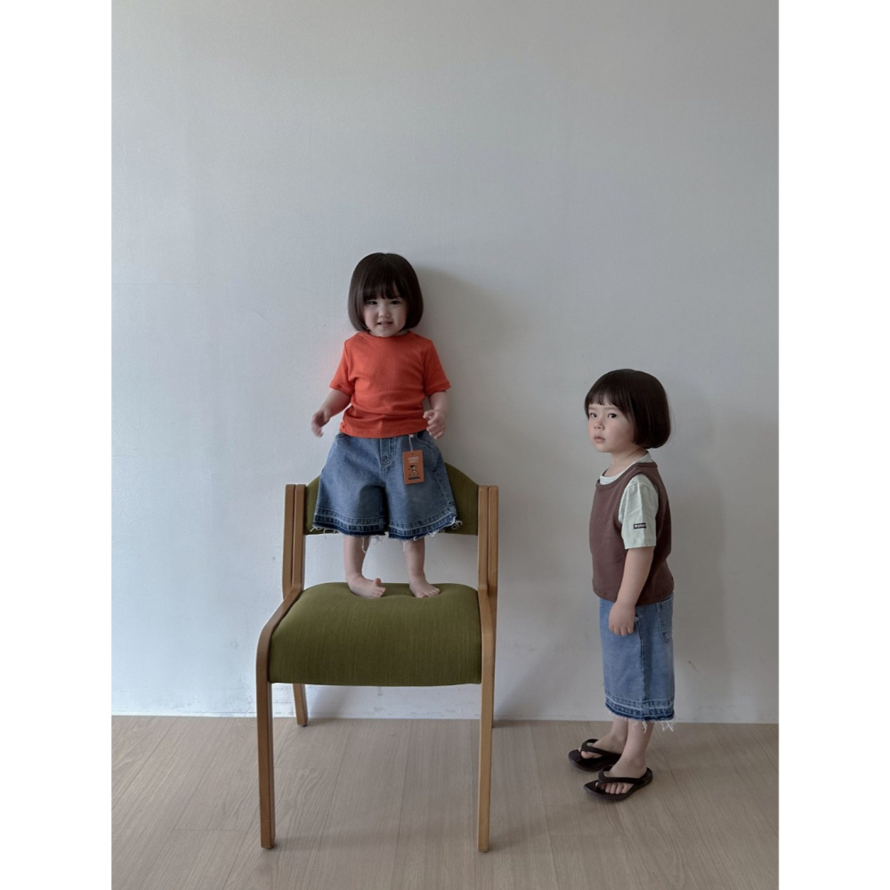 26夏 正韓 The Plain | Daily Little 懶得動腦 上衣背心套組-細節圖3