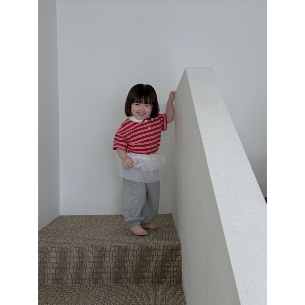 26夏 正韓 The Plain | Daily Little 簡單不簡單條紋 polo衫-細節圖4