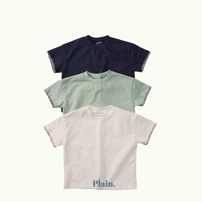 26夏 正韓 The Plain | Daily Little 車線小細節 簡約短T 大推 自留款-細節圖8