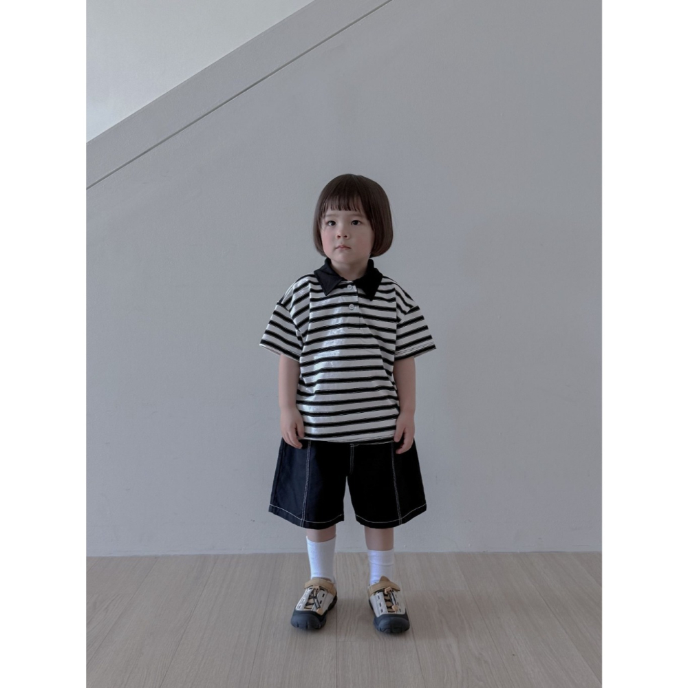 26夏 正韓 The Plain | Daily Little 外車線 帥氣牛仔 五分短褲-細節圖5