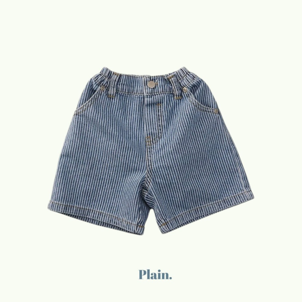 26夏 正韓 The Plain | Daily Little 牛仔褲也可以不一樣 牛仔短褲-細節圖2