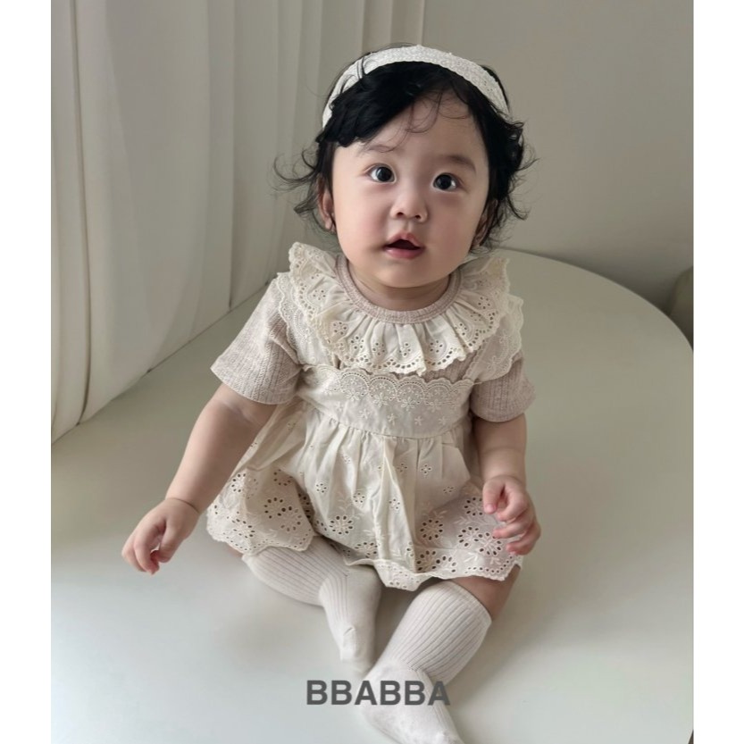 26夏 正韓 Bbabba ｜Cream Baby 布蕾 柔霧透氣 包屁衣-細節圖3