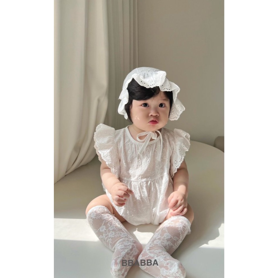 26夏 正韓 Bbabba ｜Cream Baby 極美古典 布蕾包屁衣  大推 抓周-細節圖2