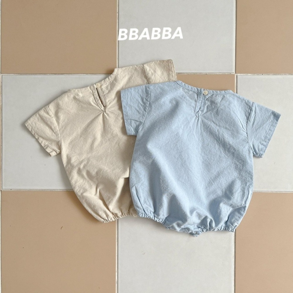 26夏 正韓 Bbabba ｜Cream Baby 素素的也是一種美 包屁衣-細節圖4