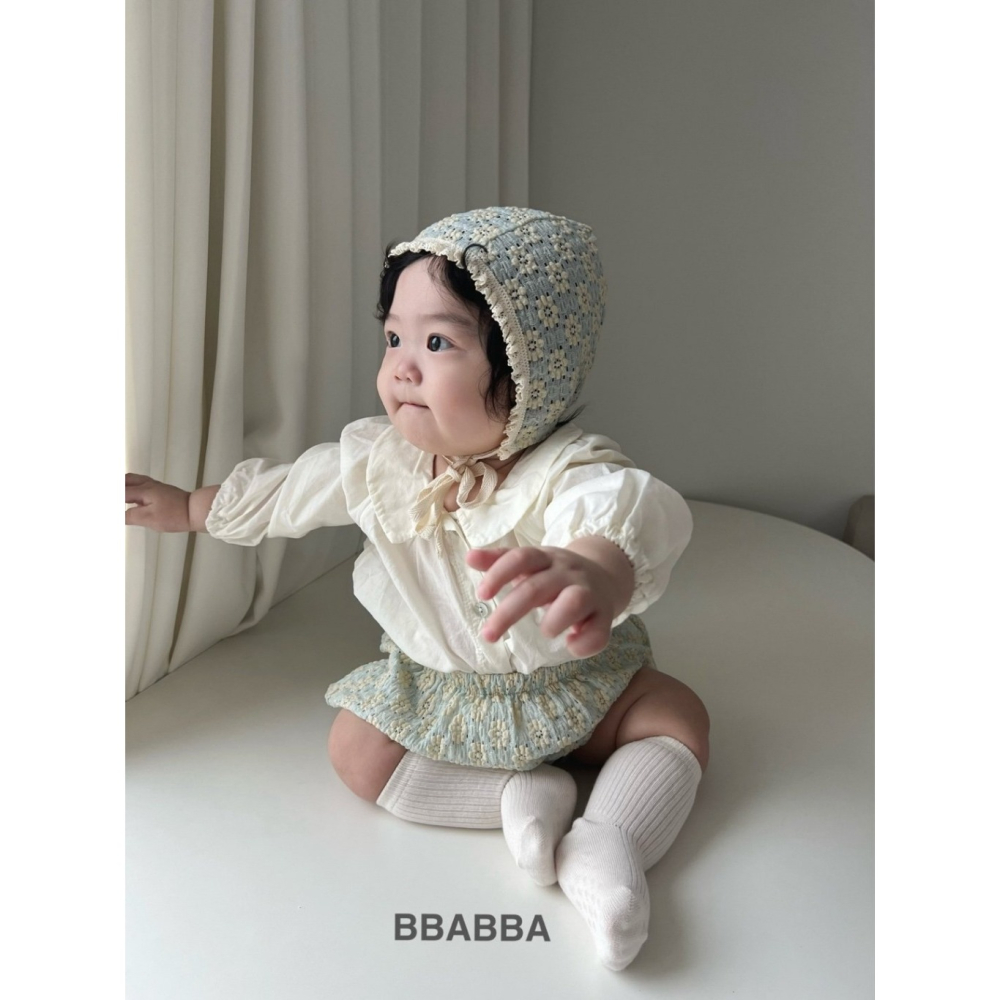 26夏 正韓 Bbabba ｜Cream Baby 春日花花 小短褲 大推-細節圖2