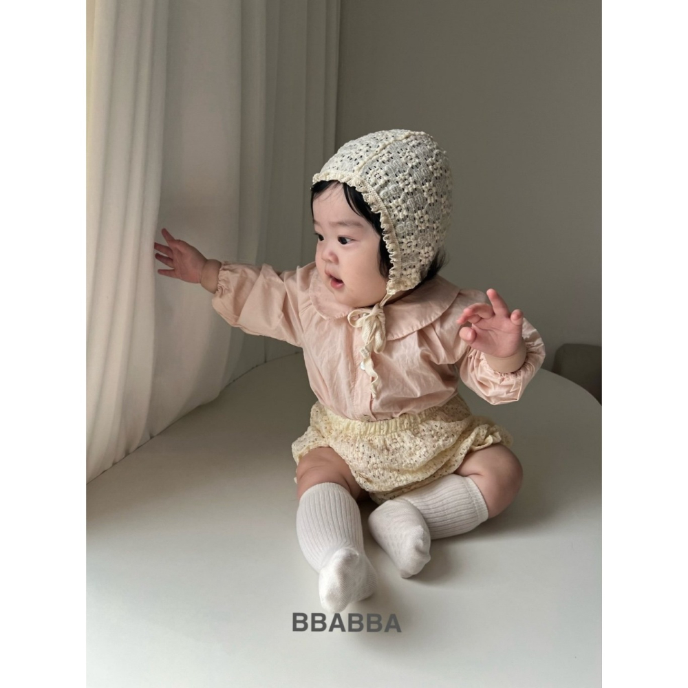 26夏 正韓 Bbabba ｜Cream Baby 春日花花 小短褲 大推-細節圖3