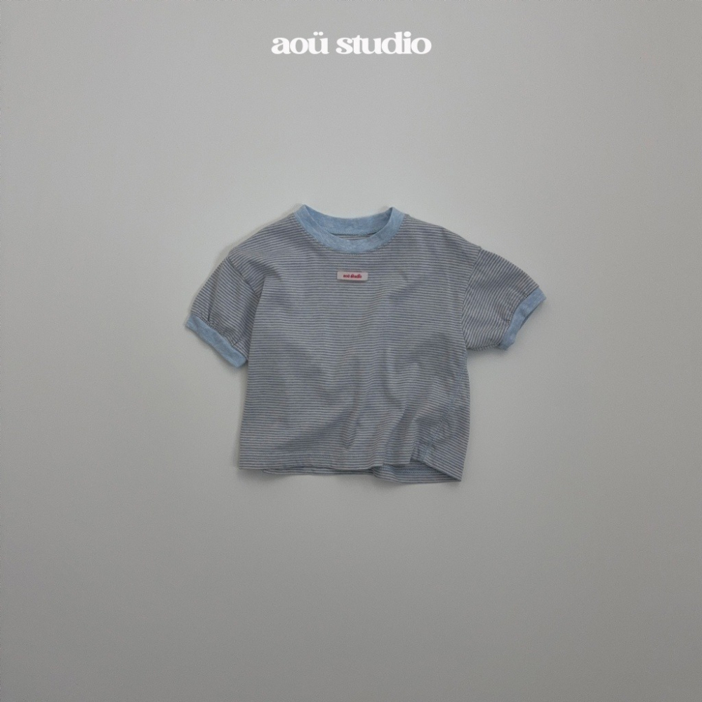 26夏 正韓 Aou | Soft Stripe Mood 溫柔系條紋 柔軟T 大推自留款-細節圖2