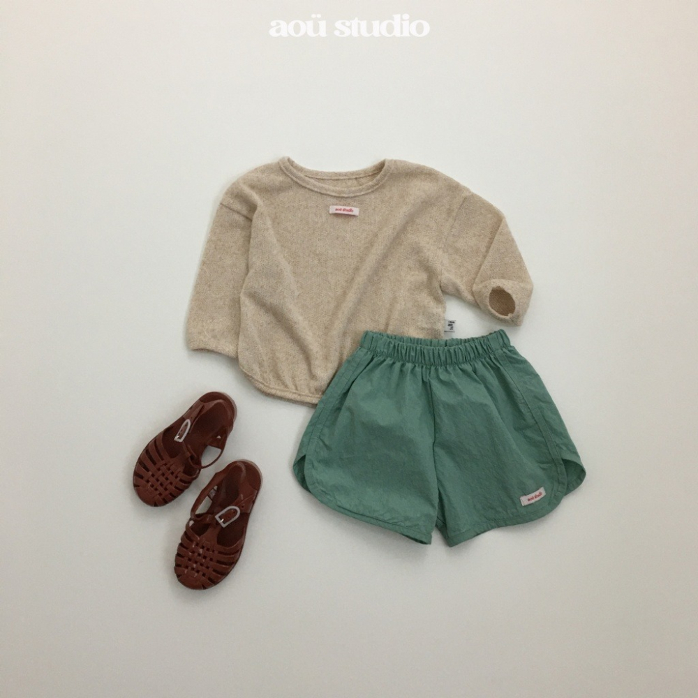 26夏 正韓 Aou | Soft Stripe Mood 輕薄糖果色 短褲 設計師款-細節圖4