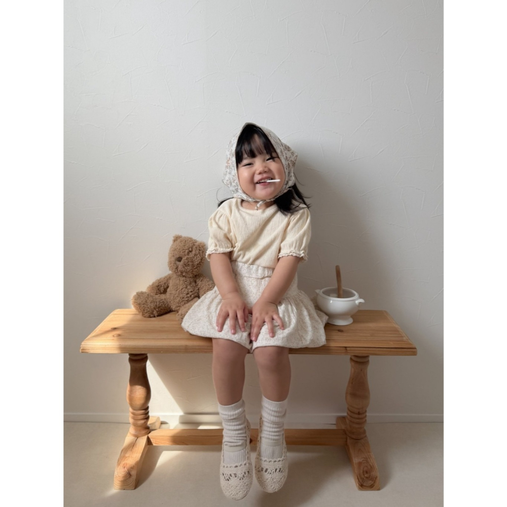 26夏 正韓 Mimimarket | Cream Linen 愛麗絲 小蕾絲上衣-細節圖3