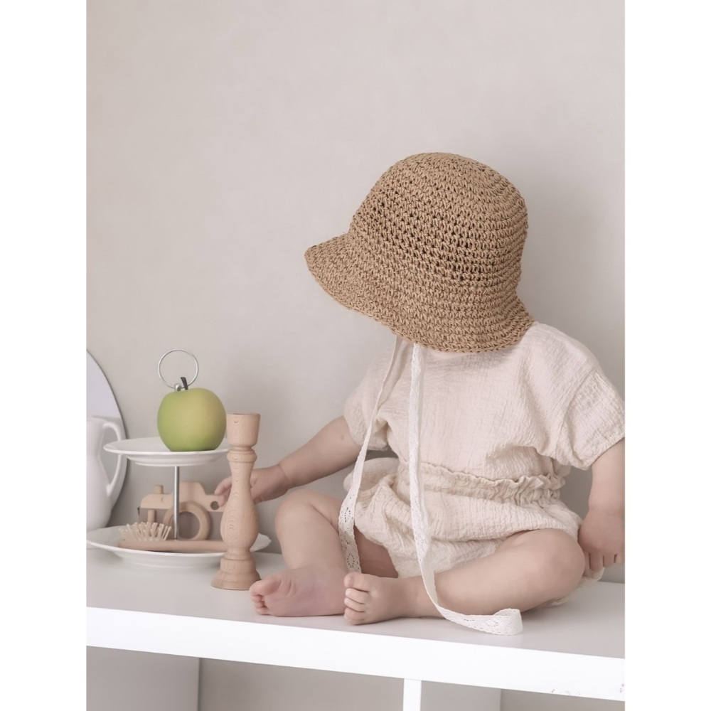 26夏 正韓 Mimimarket | Cream Linen 微皺感 泡泡紗 簡約澎澎褲-細節圖3