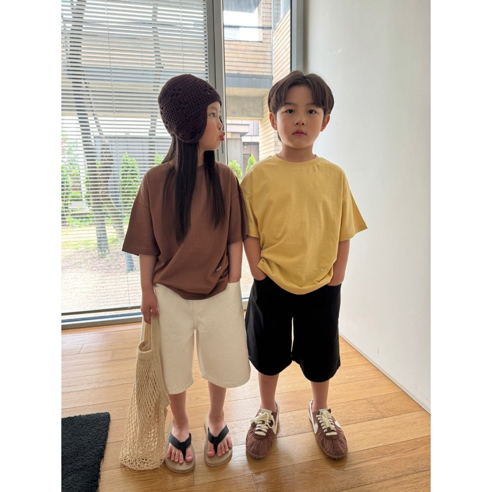 26夏 正韓 OUR Summer Label 極簡小刺繡標語 短T 大推款 小編自留款-細節圖2