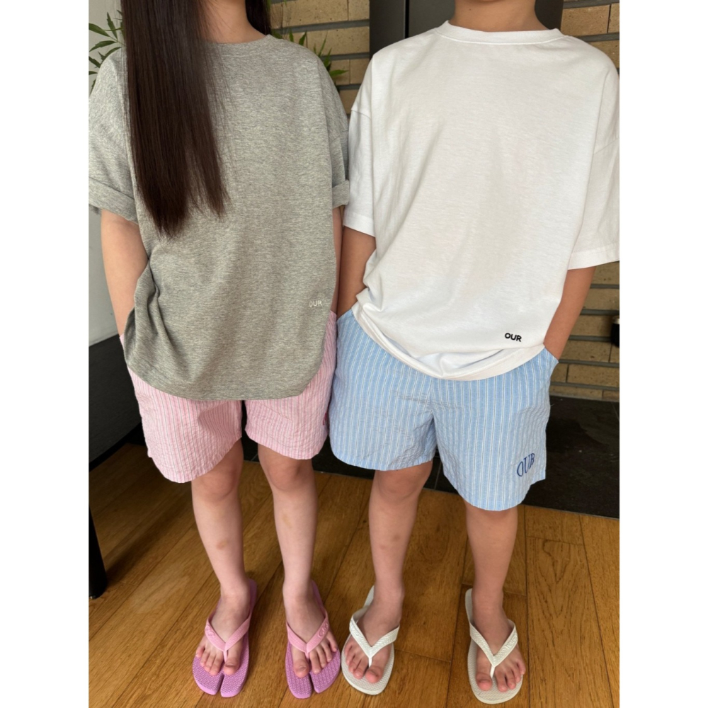 26夏 正韓 OUR Summer Label 極簡小刺繡標語 短T 大推款 小編自留款-細節圖3
