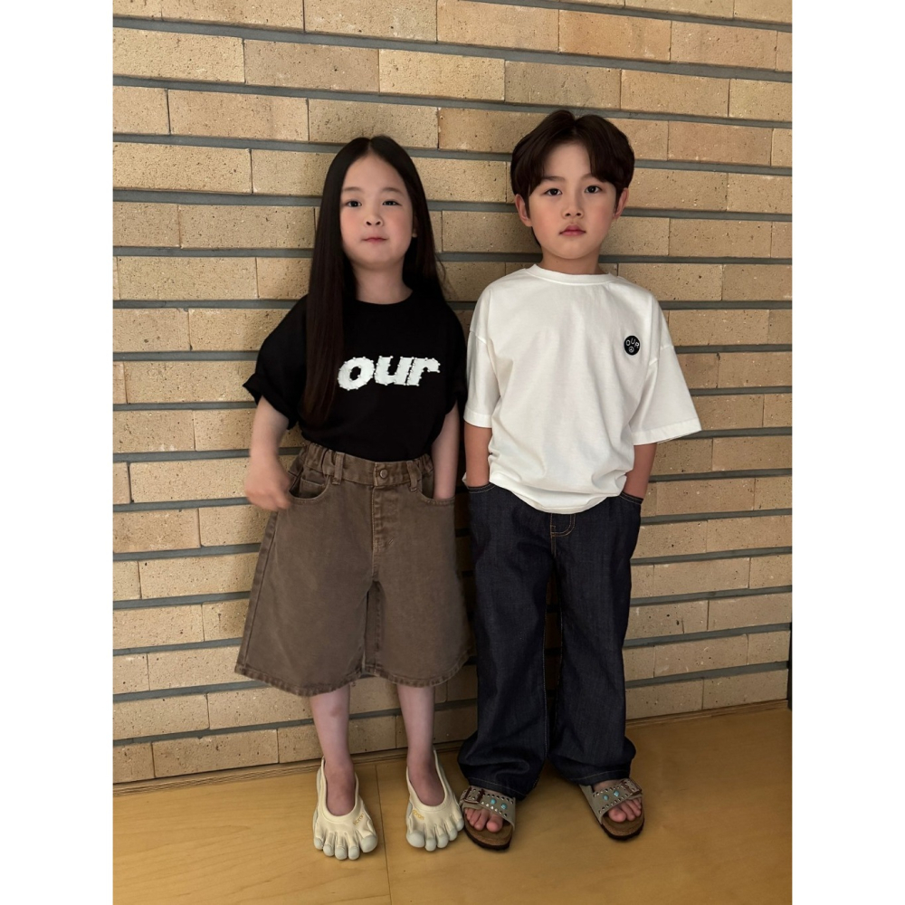 26夏 正韓 OUR Summer Label 標語繡珠 短T-細節圖2