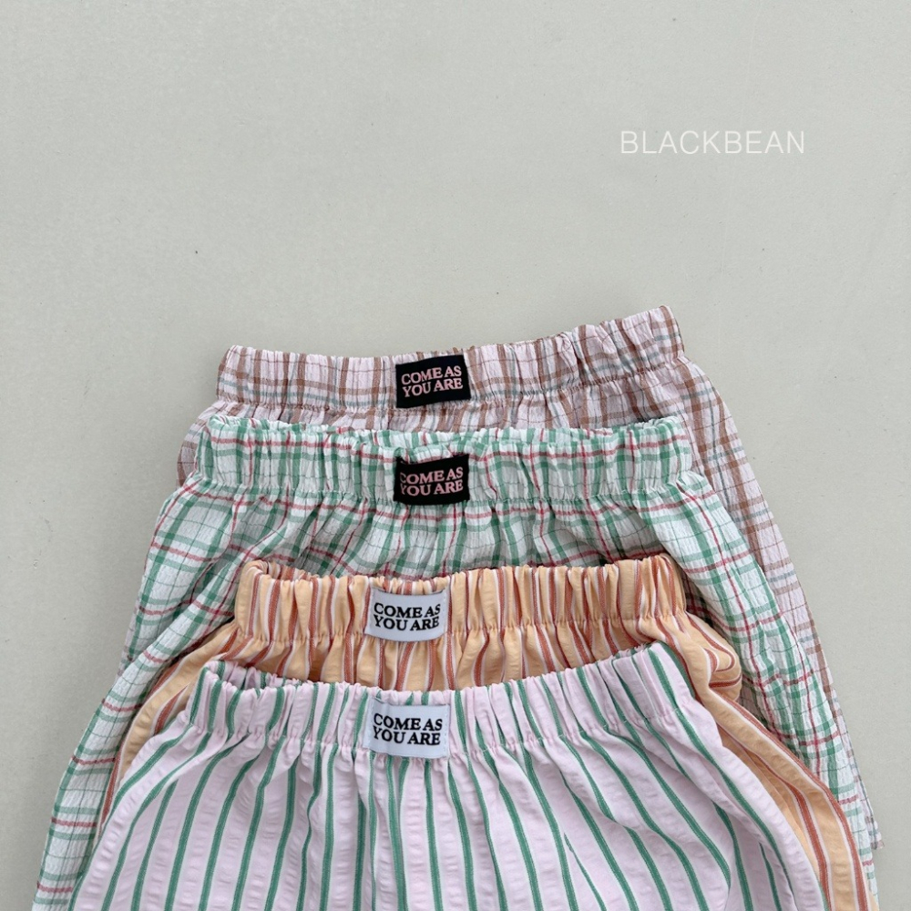 26夏 正韓 BLACKBEAN｜Summer Collection Vol.2 夏天必備 格紋 條紋 短褲-細節圖7