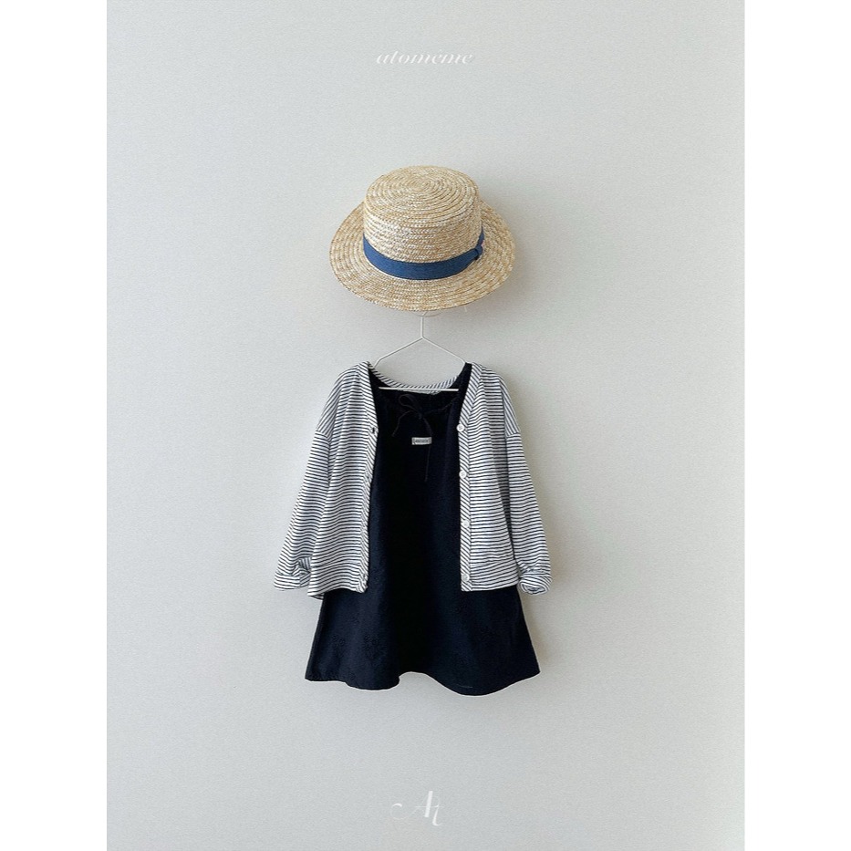 26夏 正韓 Atomeme ｜Second Summer Story 質感刺繡 外搭背心裙 大推-細節圖3