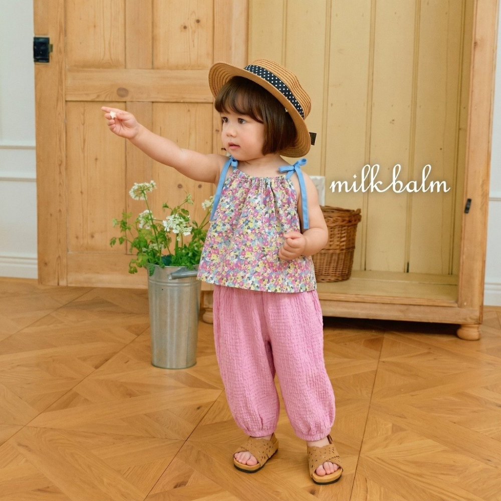 26夏 正韓 Milkbalm｜Second Summer Story 綁帶 傘狀無袖背心-細節圖4