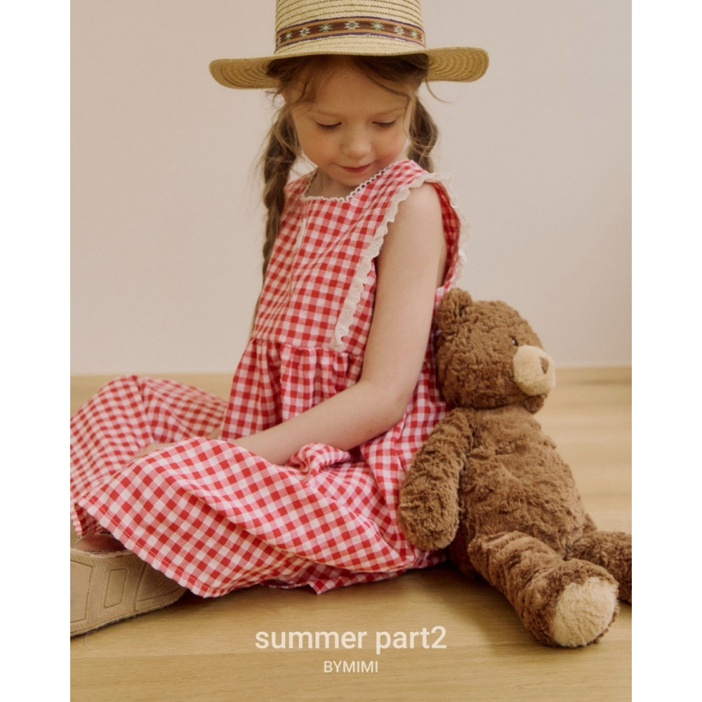 26夏 正韓 By mimi｜Summer Archive II 田園風 無袖洋裝 大推白-細節圖3