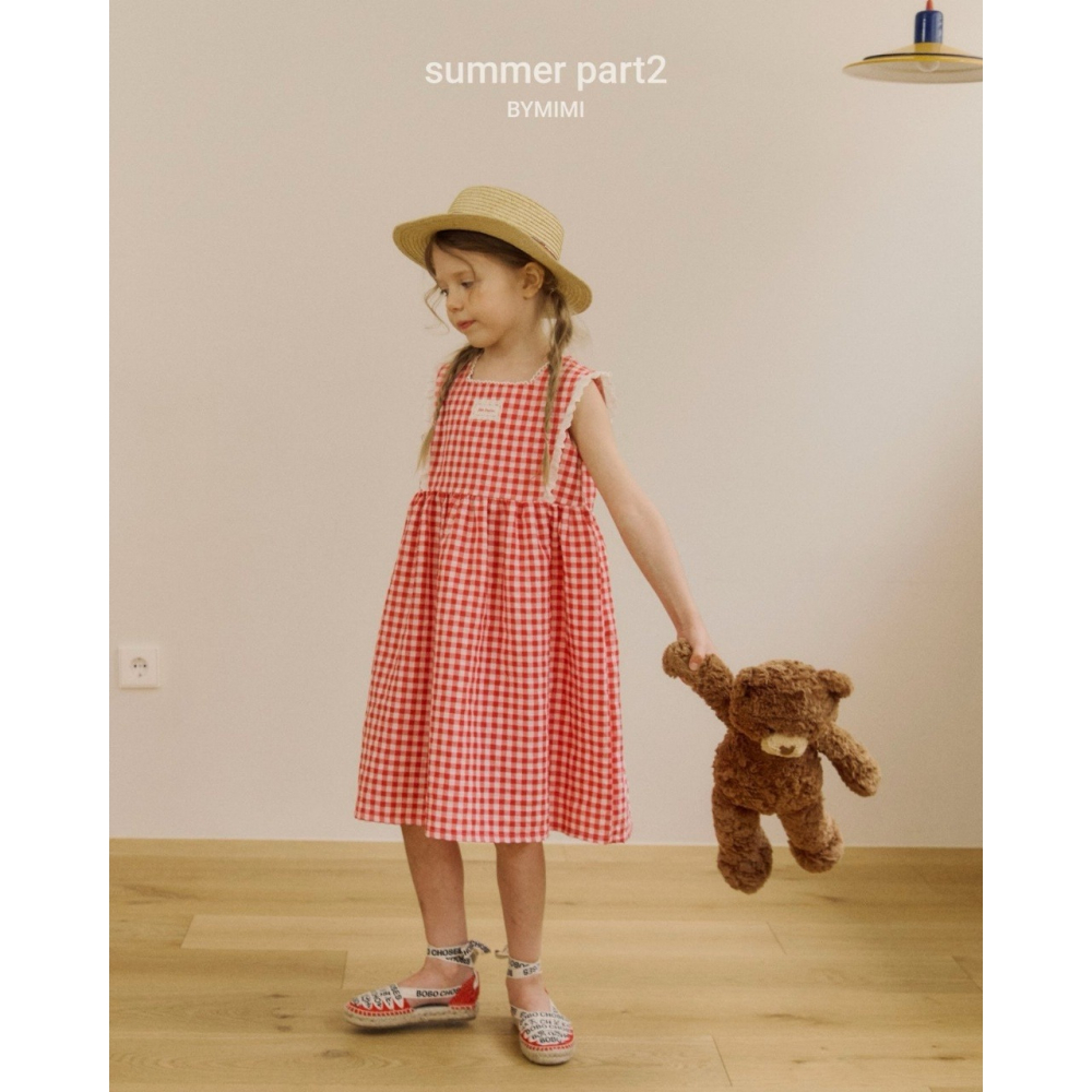 26夏 正韓 By mimi｜Summer Archive II 田園風 無袖洋裝 大推白-細節圖4
