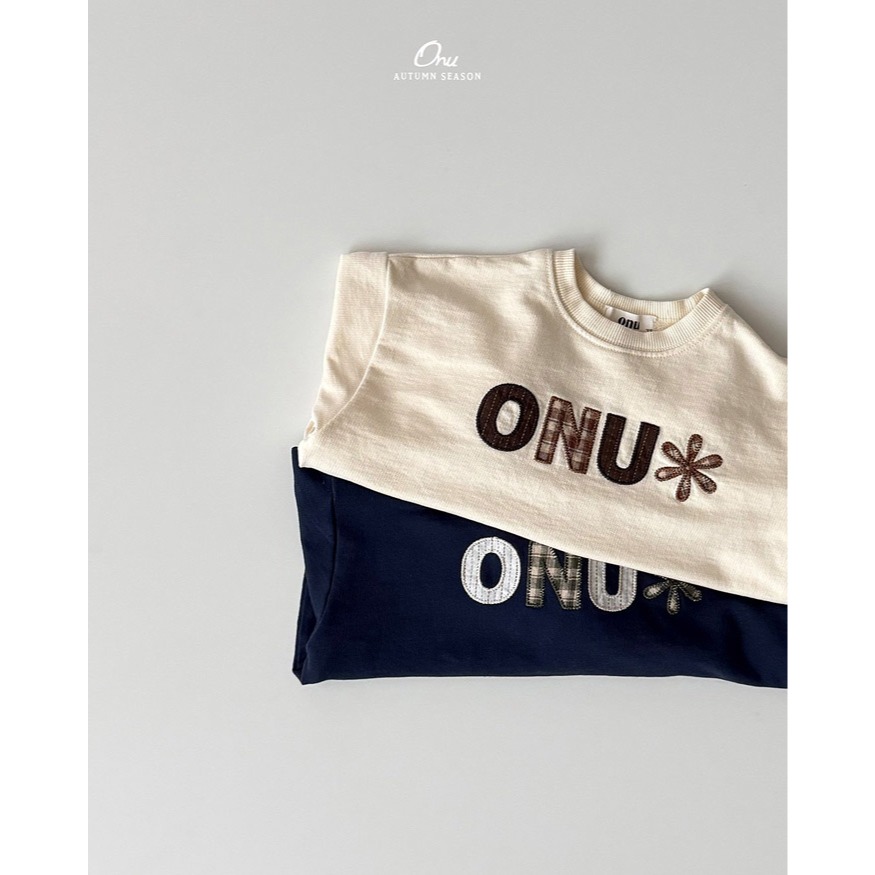 【26秋 】正韓 ONU | 秋色漫漫 品牌字母 大學T 大推款-細節圖7