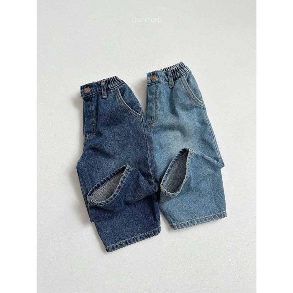 【26秋 】正韓 Minirobe | 小小日常 經典刷色 繭型牛仔褲-細節圖6