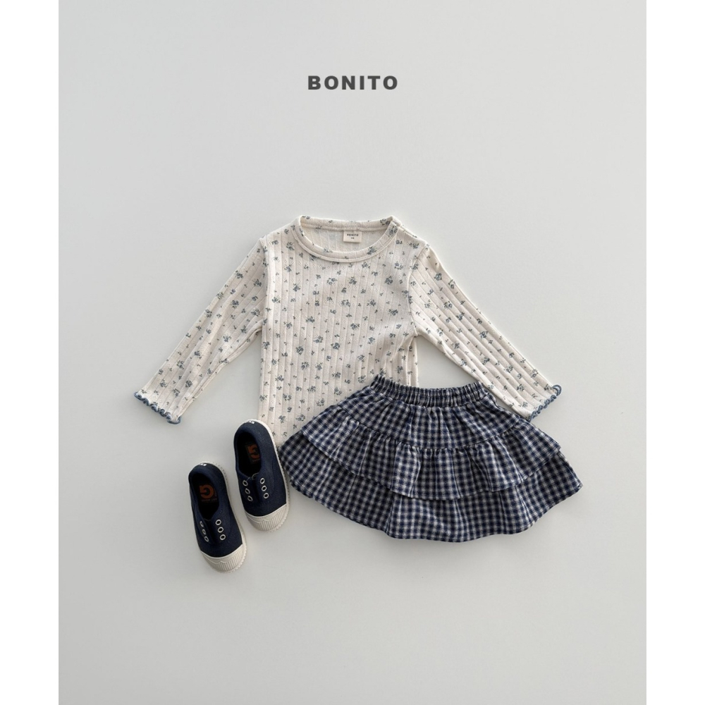 【26秋 】正韓 Bonito | Urban Kids 格紋蛋糕裙-細節圖2