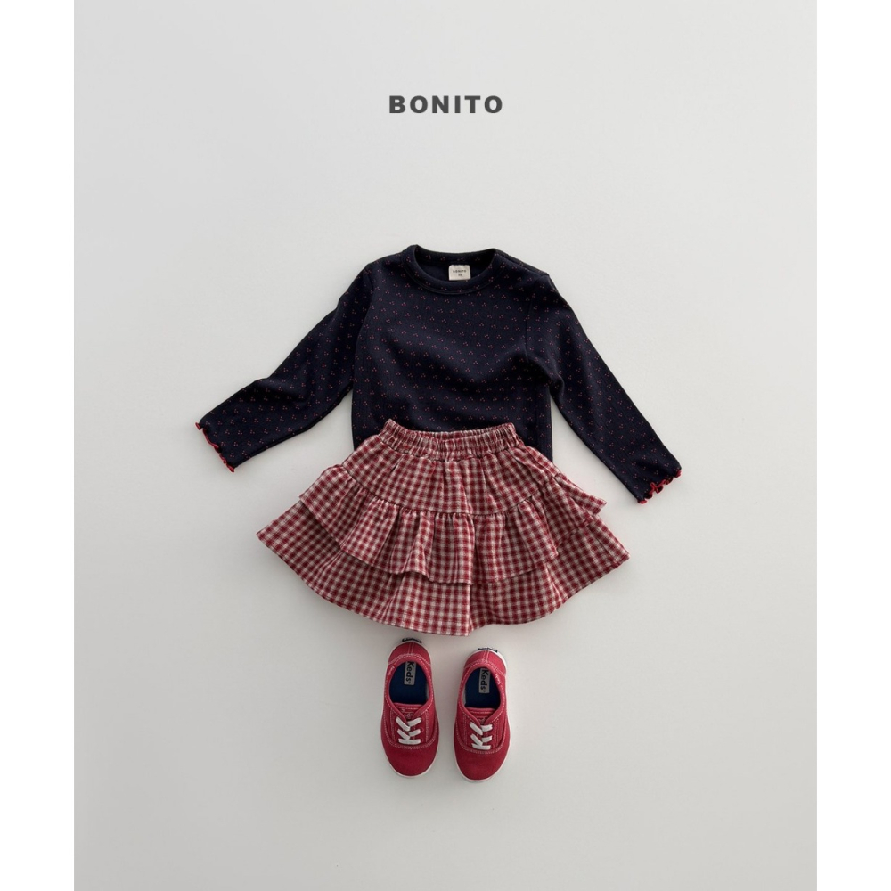 【26秋 】正韓 Bonito | Urban Kids 格紋蛋糕裙-細節圖3