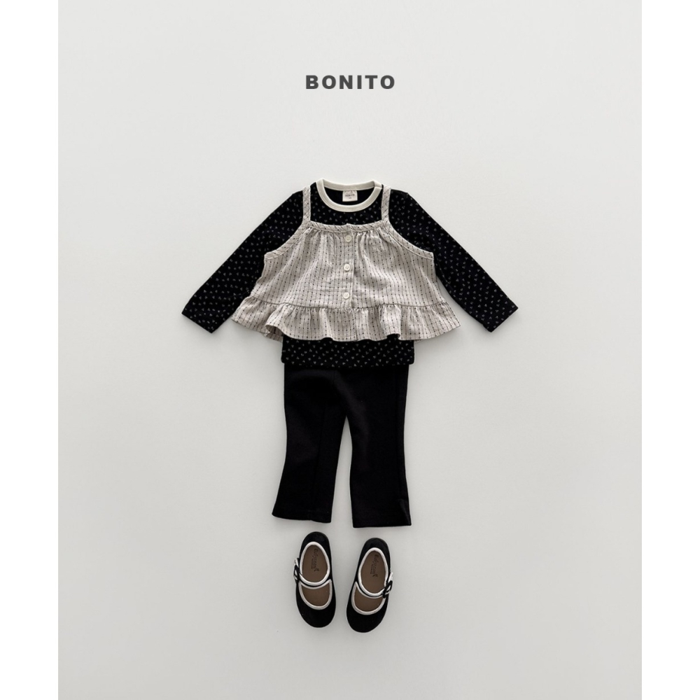 【26秋 】正韓 Bonito | Urban Kids 波點小裙擺 外搭小背心-細節圖2