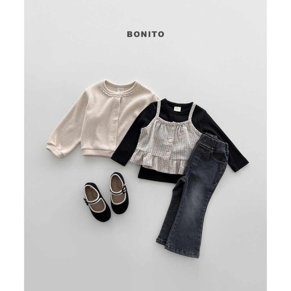 【26秋 】正韓 Bonito | Urban Kids 波點小裙擺 外搭小背心-細節圖4