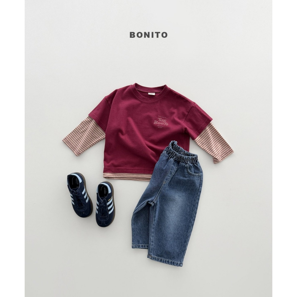 【26秋 】正韓 Bonito | Urban Kids 經典款 刷色牛仔褲 大推款-細節圖2