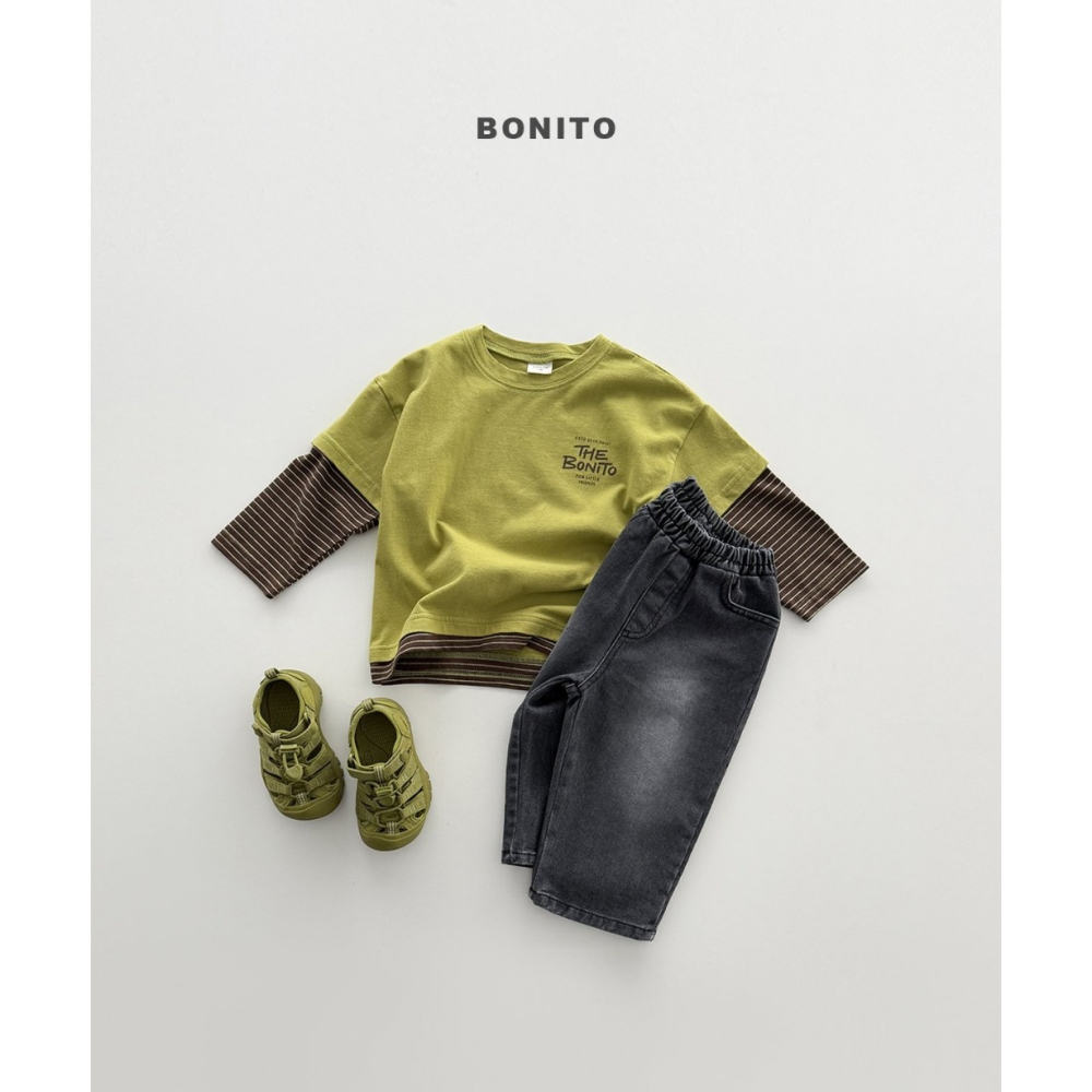 【26秋 】正韓 Bonito | Urban Kids 經典款 刷色牛仔褲 大推款-細節圖6